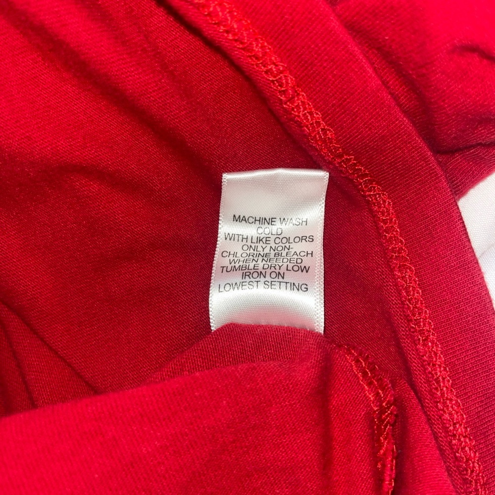 Essentials Red Crewneck Tee with FOG - Picture 11 of 11
